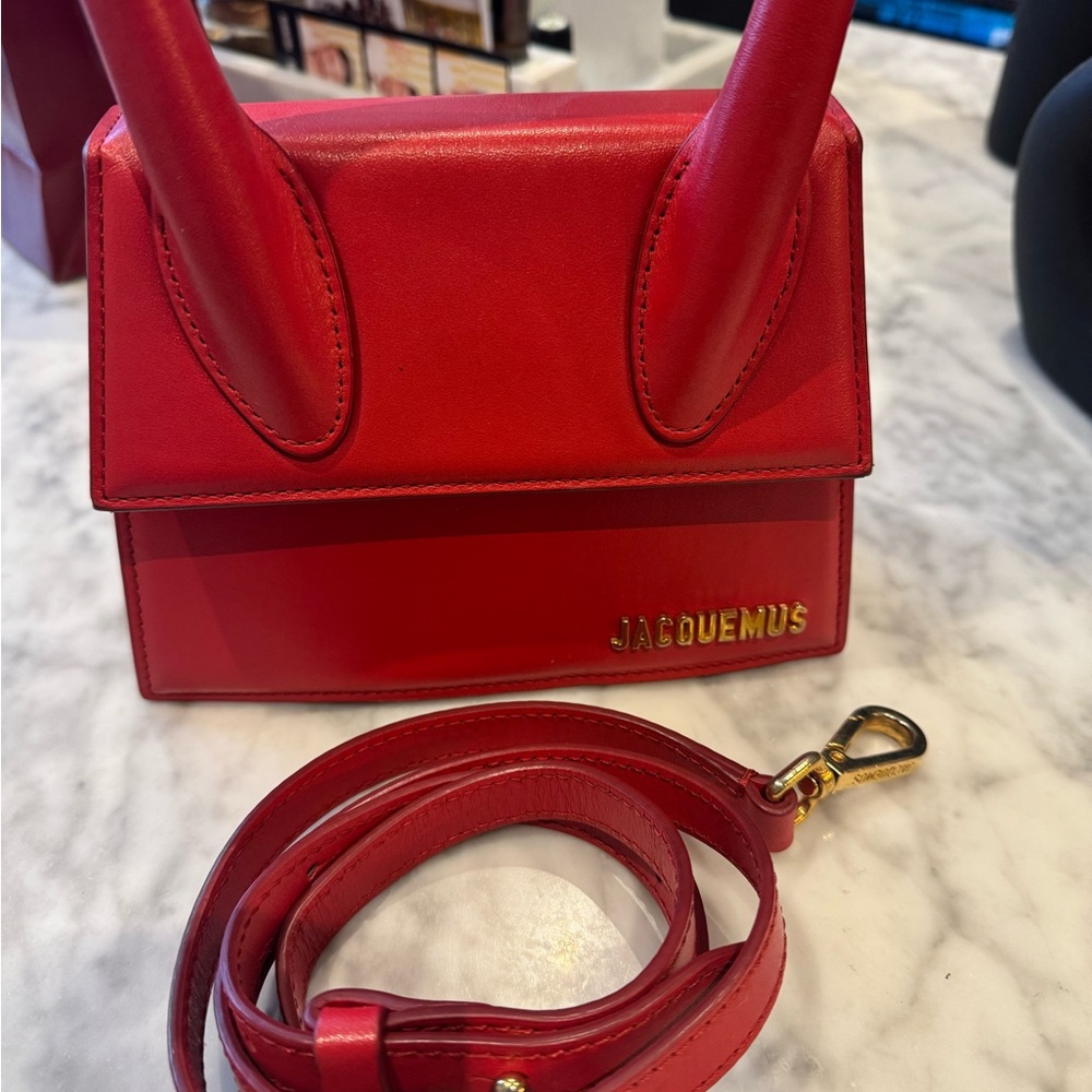 Jacquemus Bold Red Mini Bag - Picture 3 of 5